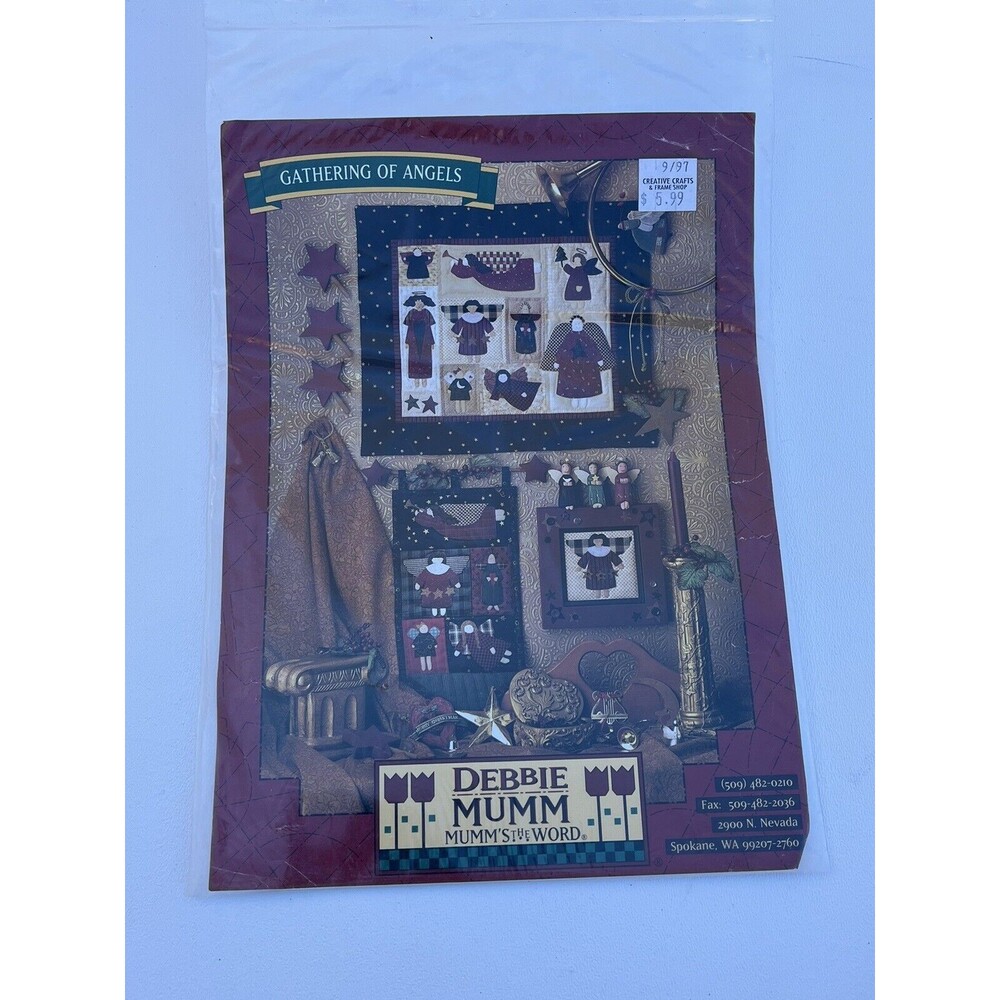 Quilting Pattern Banner Sampler Christmas Angel MUMM'S GATHERING OF ANGELS